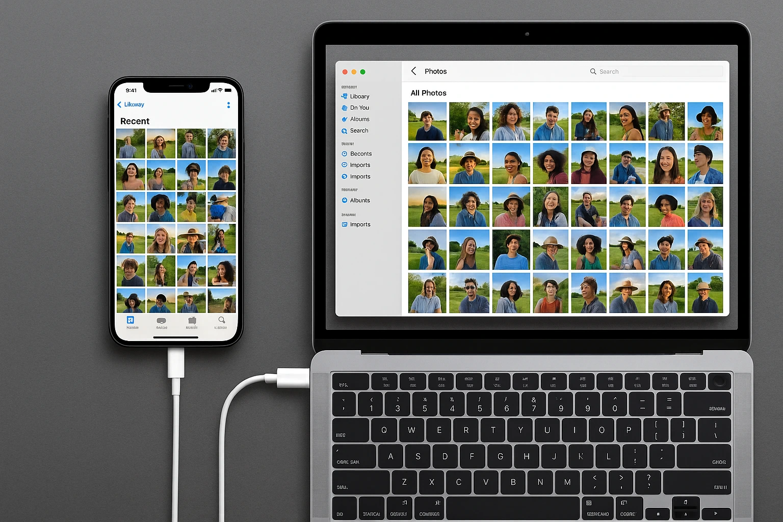 Μεταφορά Φωτογραφιών από iPhone σε MacBook